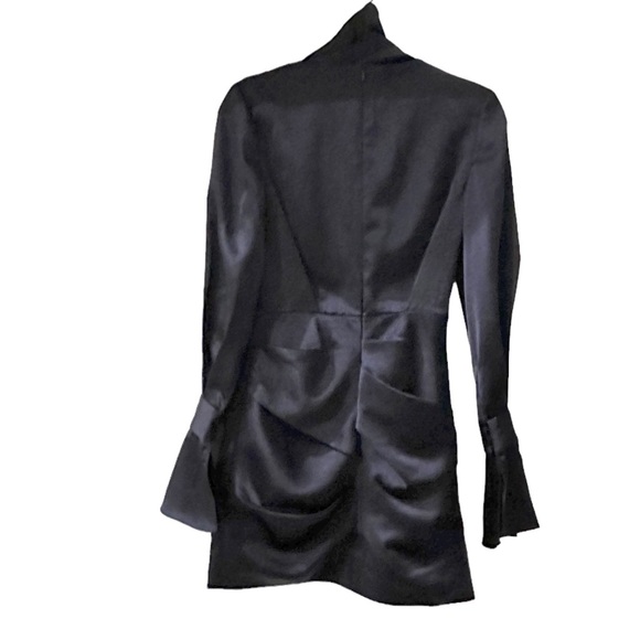 NWOT Acler Navy Draped Mini Dress sz 2 - Picture 5 of 8